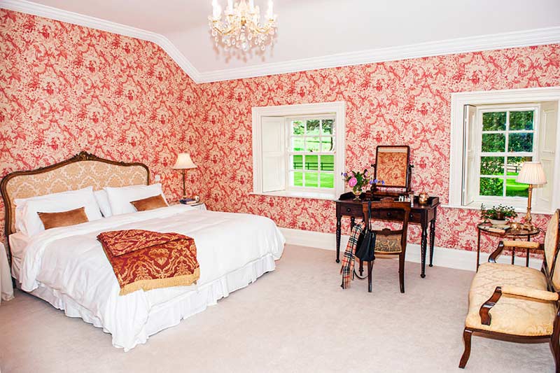 Coolclogher House toile bedroom