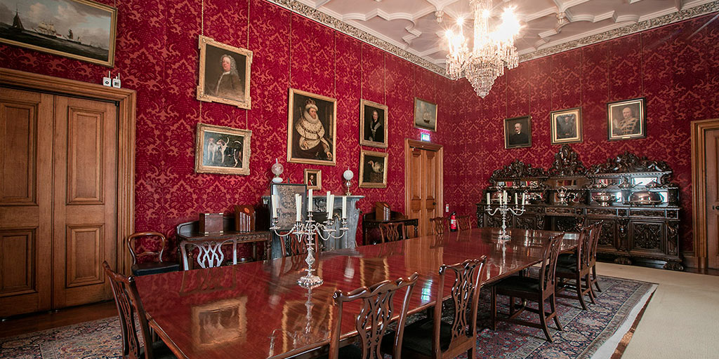 The dining room at Muckross House
